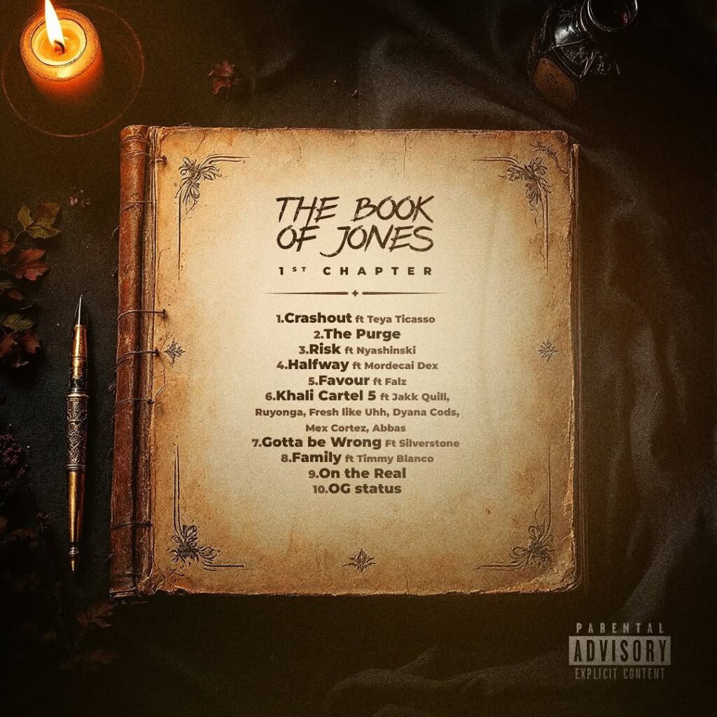 Album Review: The Book Of Jones 1st Chapter tracklist.