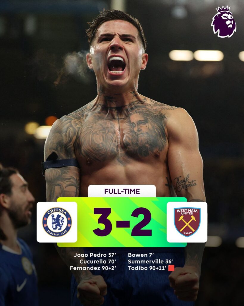 Chelsea vs West Ham 